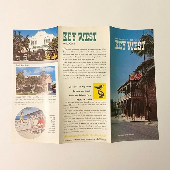 Vintage Old World of  Key West Spanish Lace House Brochure Pamphlet Souvenir - Picture 4 of 7